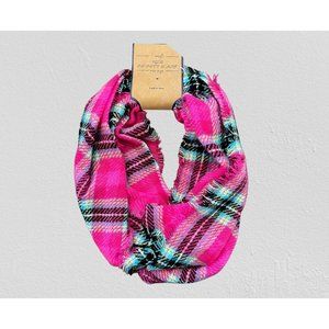 Gertex Kids Pink Plaid Infinity Scarf